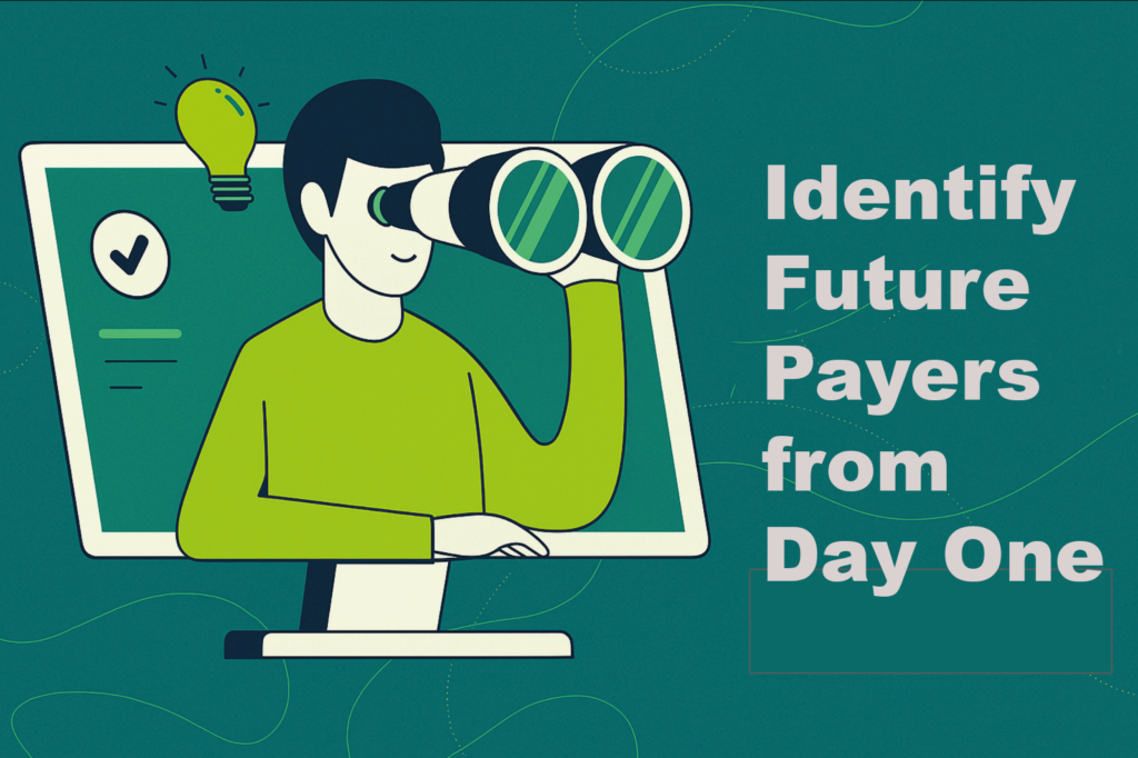 Identify Future Payers from Day One - AI ad monetization article illustration