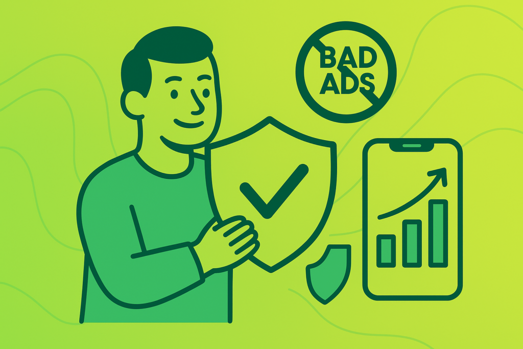 How to Protect Your Most Valuable Users from Bad Ads - AI ad monetization article illustration